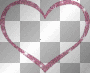 anime pink glitter heart