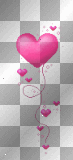 haert pink glitter