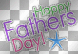 Happy Fathers Day! ' glitter