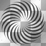 black swirl