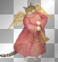 Oldtime angel cat