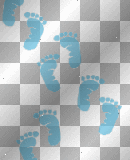 Background- Animation Foot Prints