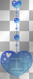 love glitter hearts cad888