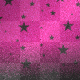pink and black stars background