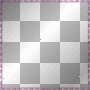cadre fin perles violet