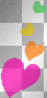 colorful hearts