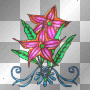 anime flower glitter summer decor