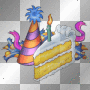 anime birthday cake party decor