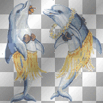 HULA,ANIMATED,DOLPHINS,FISH