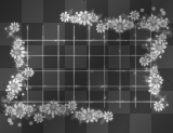 Blumen glitter