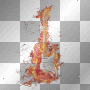 Guitar on fire