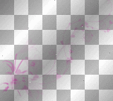 transparent flower border purple