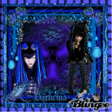  goth  flue blue