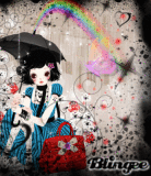 kawaii pluie