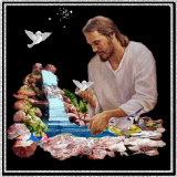 Jesus washes his hands!