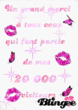 MERCI POUR MES 20000 VISITEURS