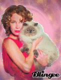 blanche et son chat