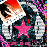 Flashing Music Notes