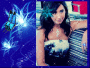 ashley in blue