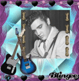 Elvis with guitars