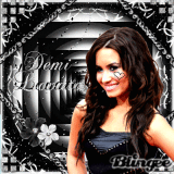 Demi Lovato Silver & Black!