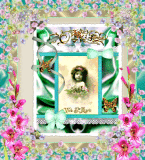 ~Sweet Lilltle Girl in Green Satin~