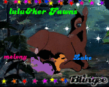 lulu:*tears fall*me and my..my fawns,...luke died in a wild fire