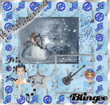 blue silver music scrap blue silver music scrap