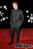 Robert walks the red carpet.