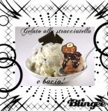 Gelato alla stracciatella e bacio in a white version! -La bottega del dolce 