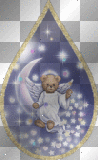 teddy in tearbrop