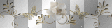 gold frame with magnolia and butterflies