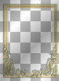 gold decorated frame