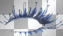 RIGHT - lashes ANIMATED BLUE (set - 5 ) / sw