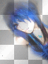 blue emo girl