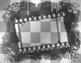 grunge movie frame