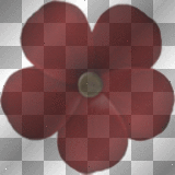 Corner Flower Red