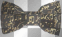 Gold Music Note Bow