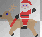 papa noel cabalgando