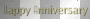 Happy Anniversary gold