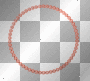 ☺©Orange Diamonds Circle Frame®☺