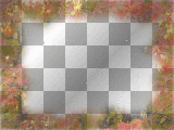 colorful fall leaves frame ' rectangle border