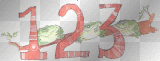 frogs numbers 1-2-3