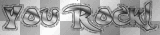 you rock! (silver)