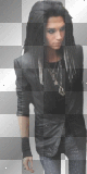 Bill Kaulitz of Tokio Hotel in Paris  full length photo