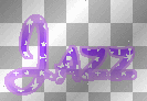 Jazz In Purple Glitter Walt Text