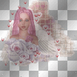 Fille aux cheveux roses!
