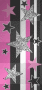 Pink Striped Star Bg