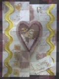 Vintage carta amor