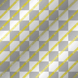 Deco Triple Colour Stripes Transparent Glitter~Yellow